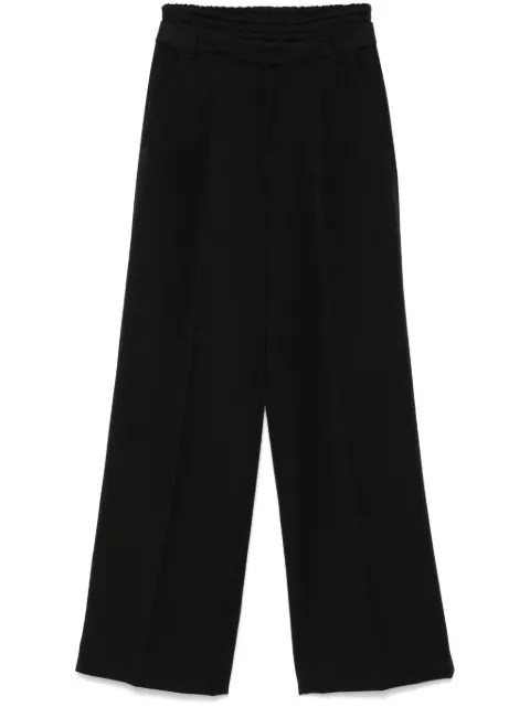 LIU JO layered-effect straight-leg trousers 