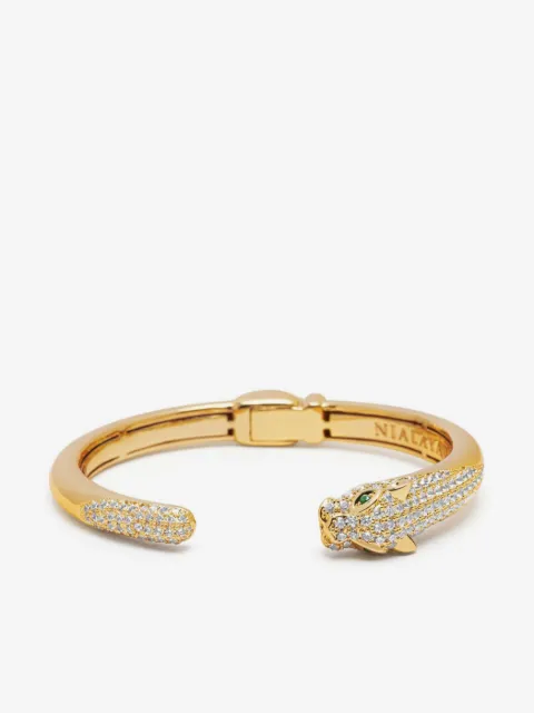 Nialaya Jewelry pulsera bañada en oro con diamante