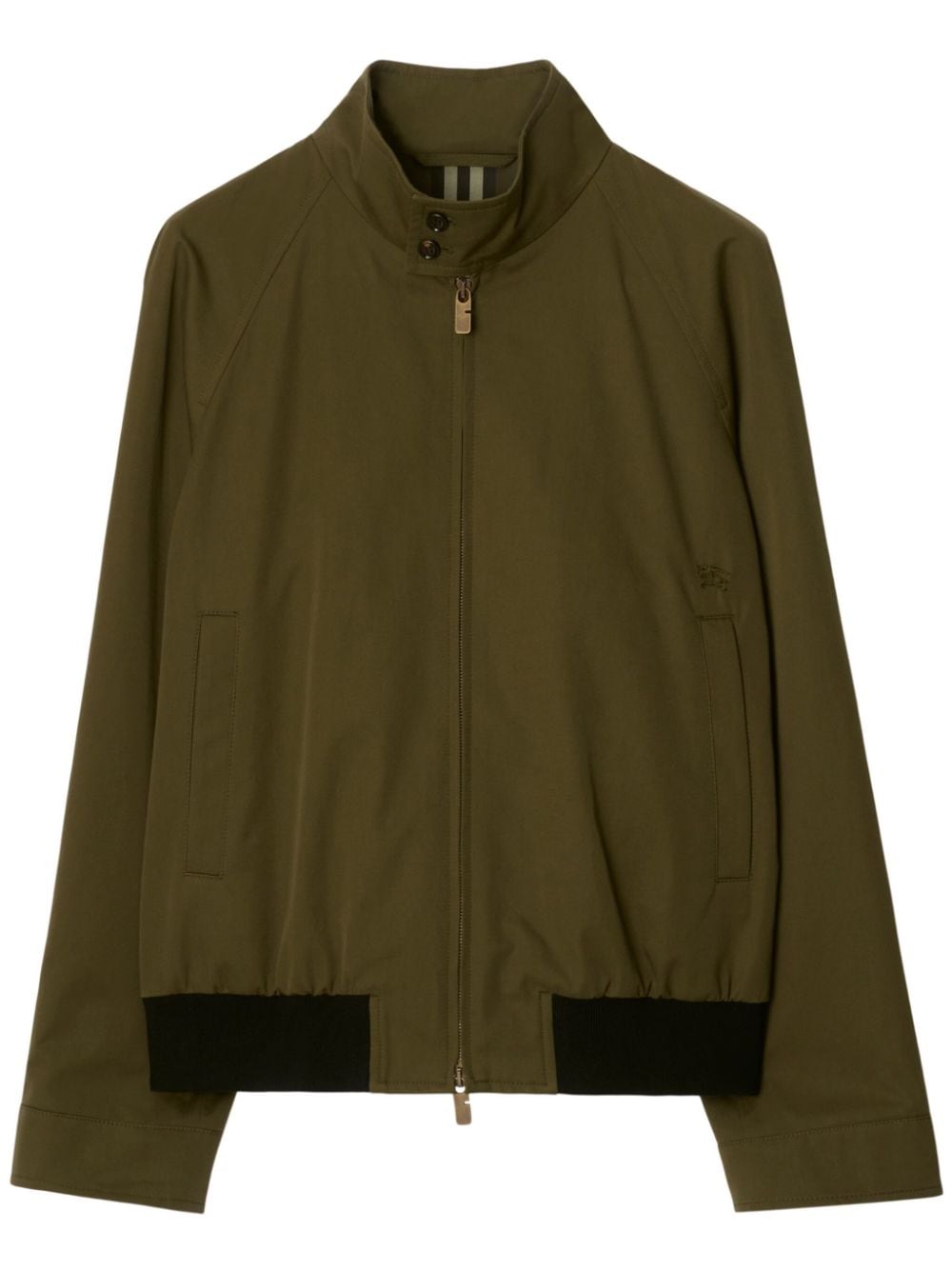 Burberry Bomberjack met rits Groen