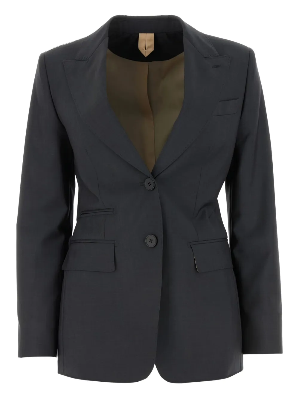 Max Mara single-breasted blazer Grijs