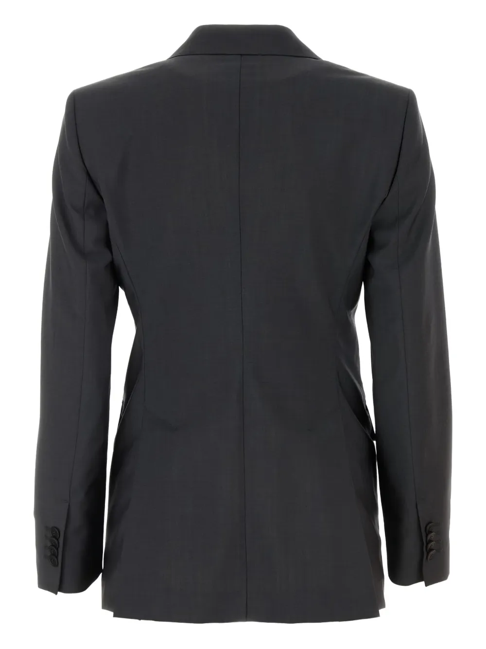 Max Mara Blazer met enkele rij knopen Grijs