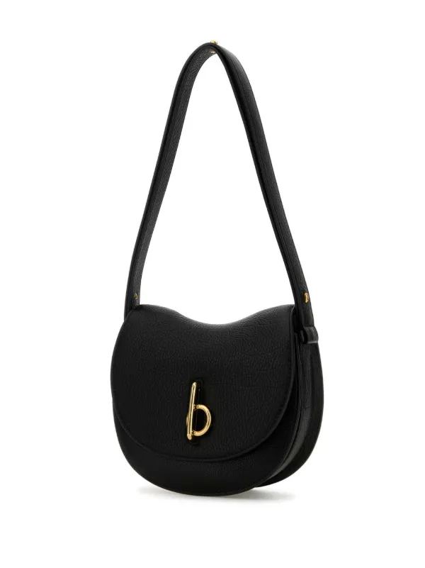 Burberry Rocking Horse Shoulder Bag | Black | FARFETCH