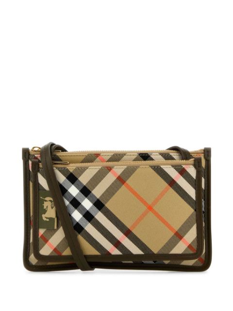 Burberry checked cross body bag Women