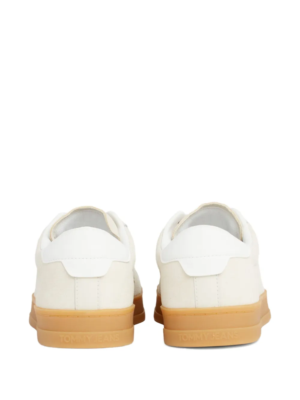 Tommy Hilfiger suede leather sneakers Neutrals