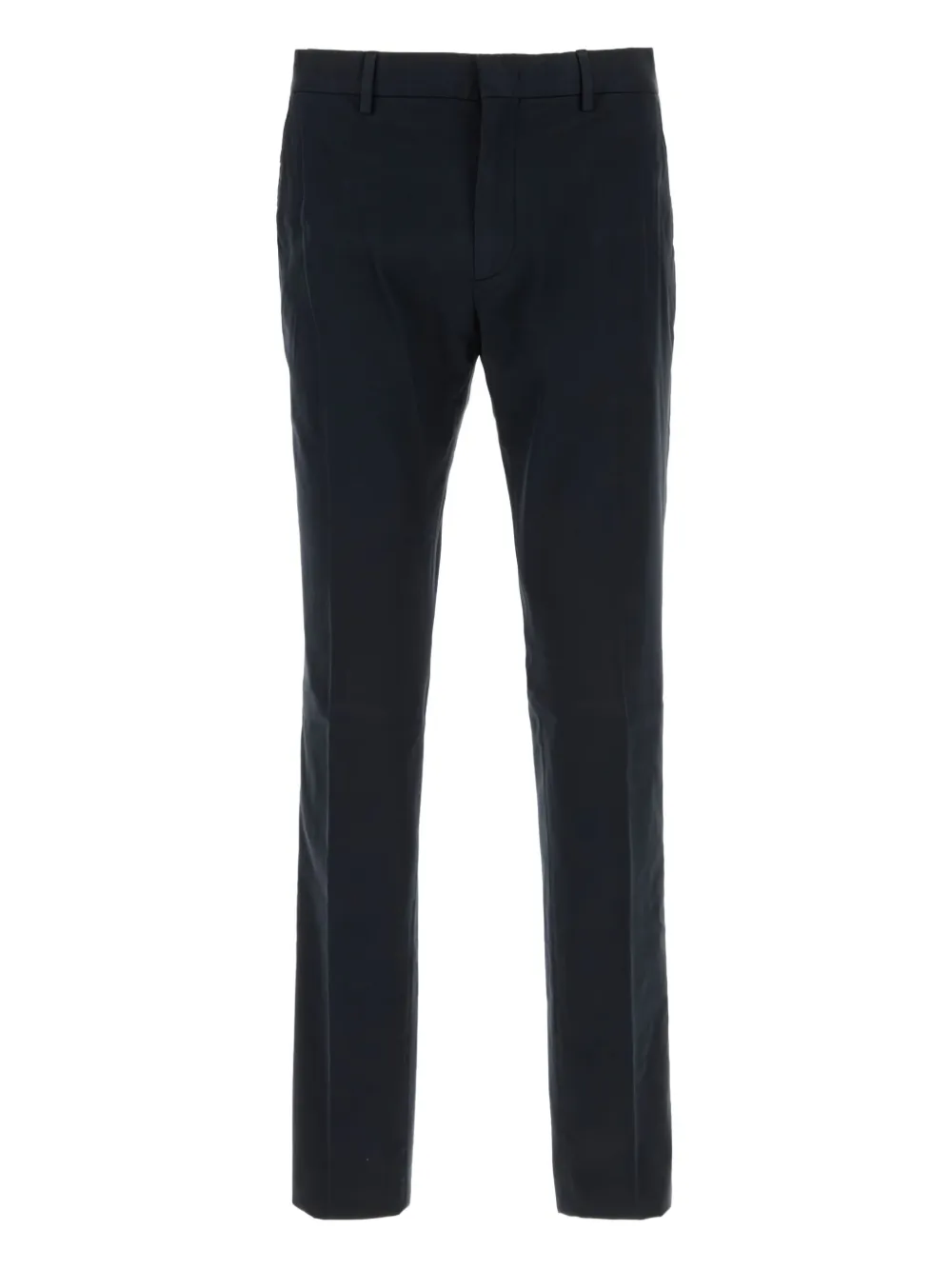 Zegna flat-front trousers Blauw