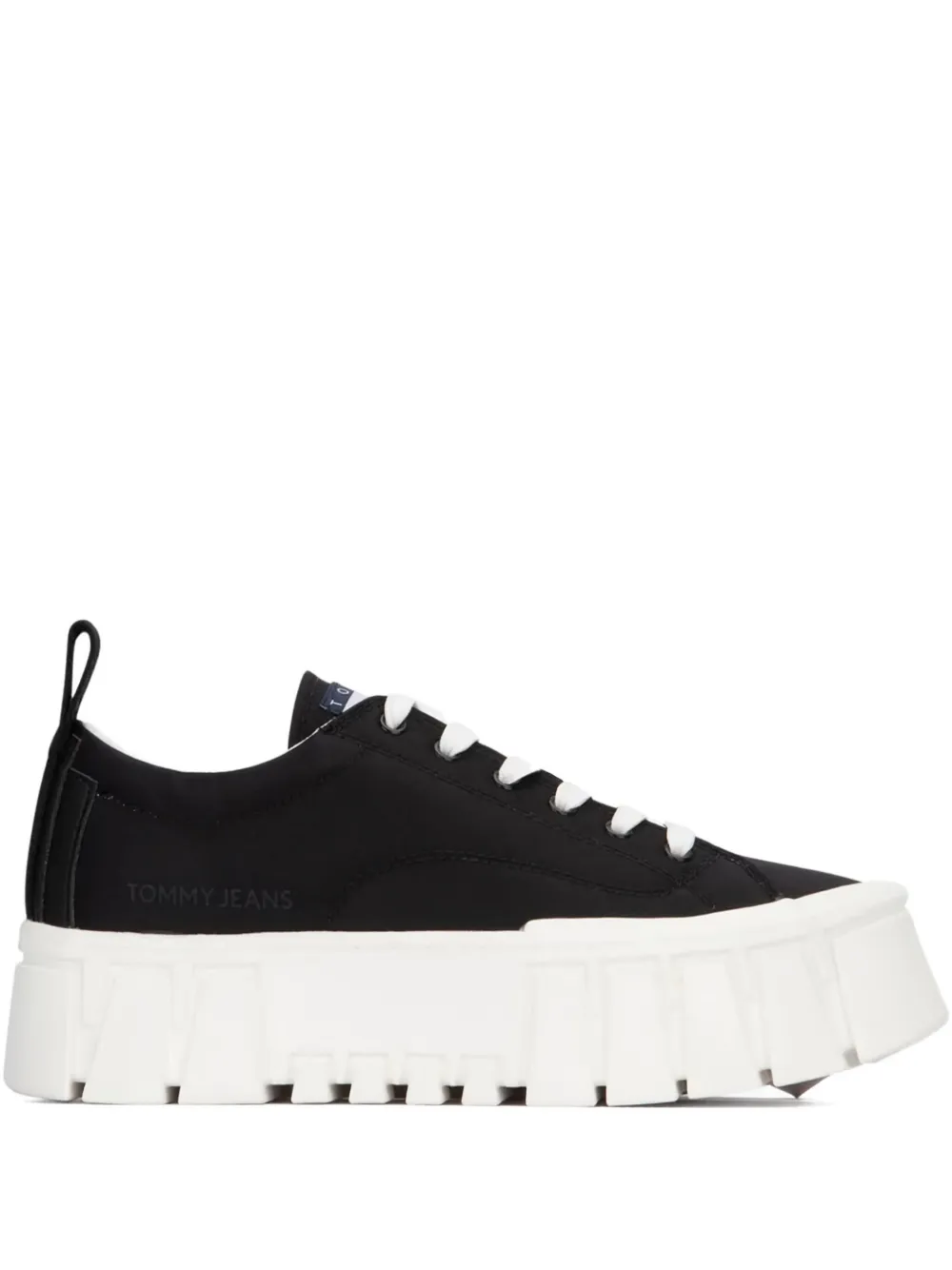 Tommy Hilfiger platform lace-up trainers Black