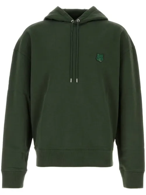 Hoodie à appliqué Fox Head - Maison Kitsuné - Modalova