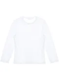 Helmut Lang logo-embroidered T-shirt - White