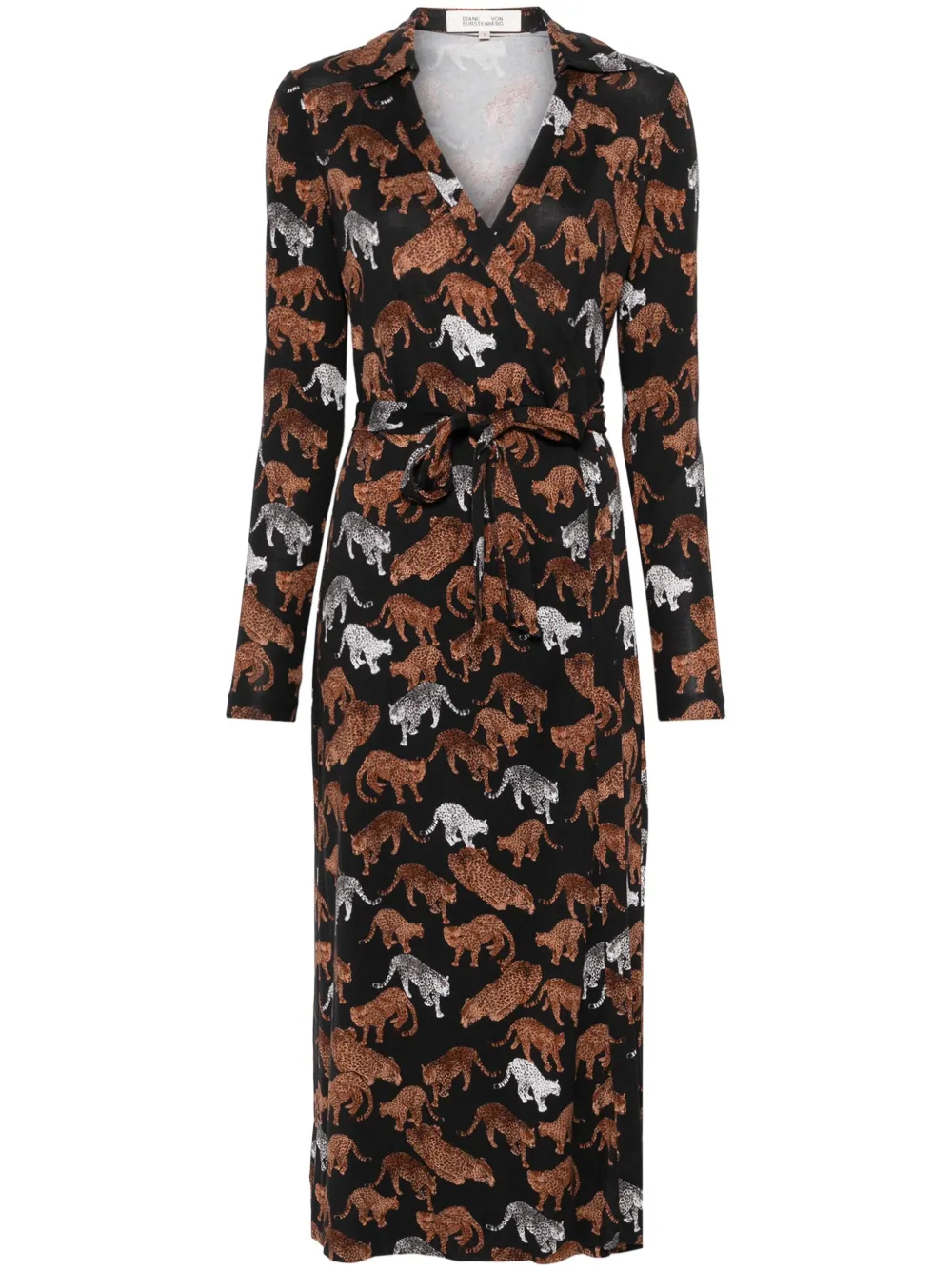 DVF Diane von Furstenberg vestido midi Abigail | negro | Image 1