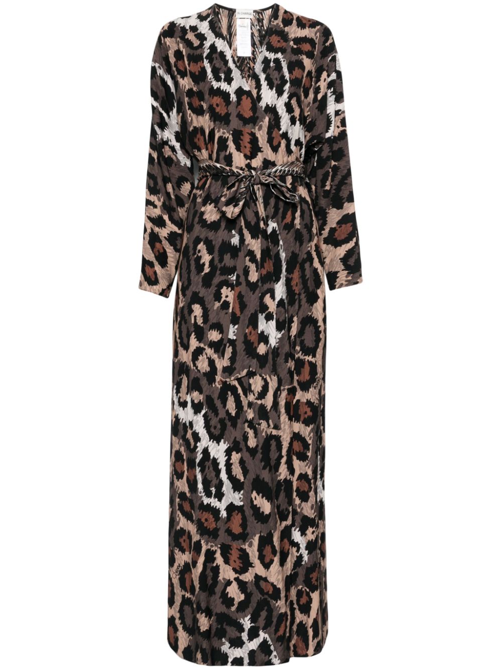 DVF Diane von Furstenberg Babette maxi-jurk Zwart