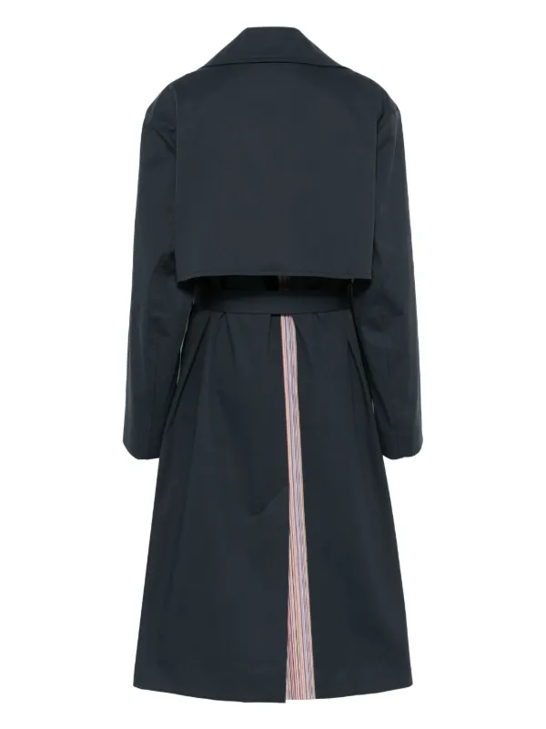 Paul Smith ダブルブレスト トレンチコート | ブルー | FARFETCH JP