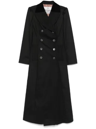 Vivienne Westwood Men's Melton Peacoat - Navy | Coggles