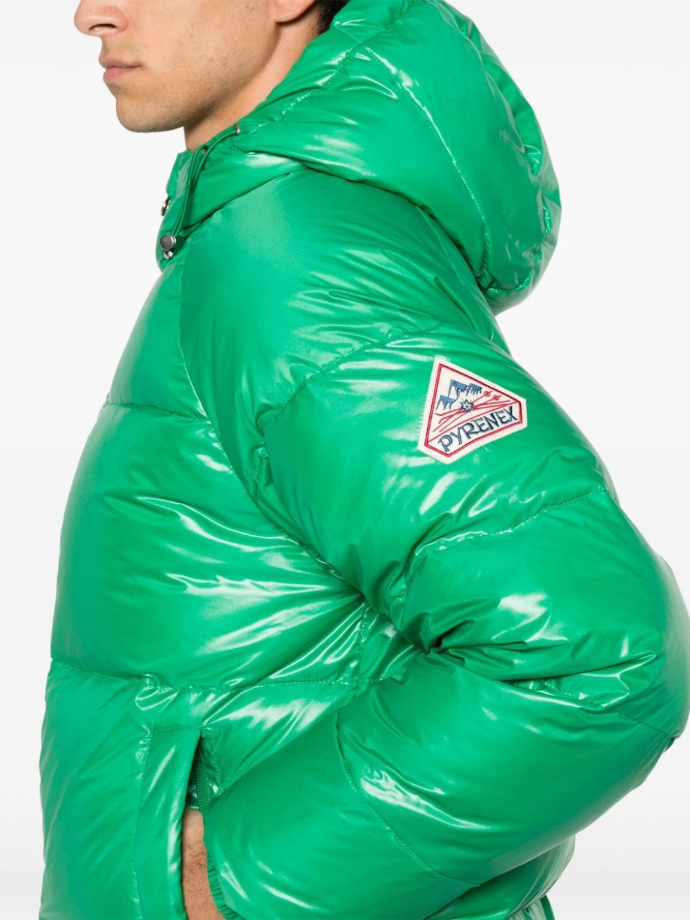 Shop Pyrenex Sten Padded Jacket In Green