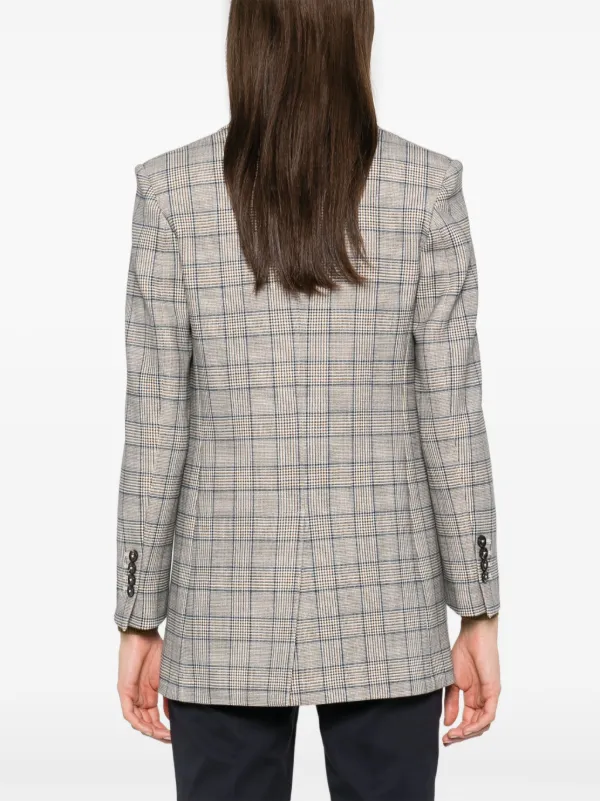 Circolo 1901 チェック ジャケット | ブラウン | FARFETCH JP