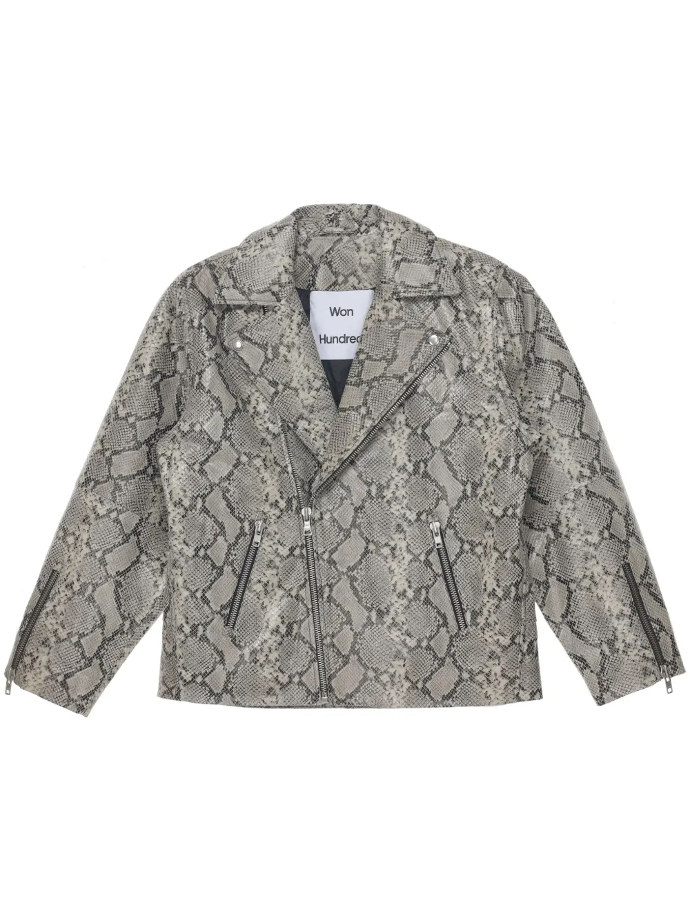 Grey snakeskin blazer sales