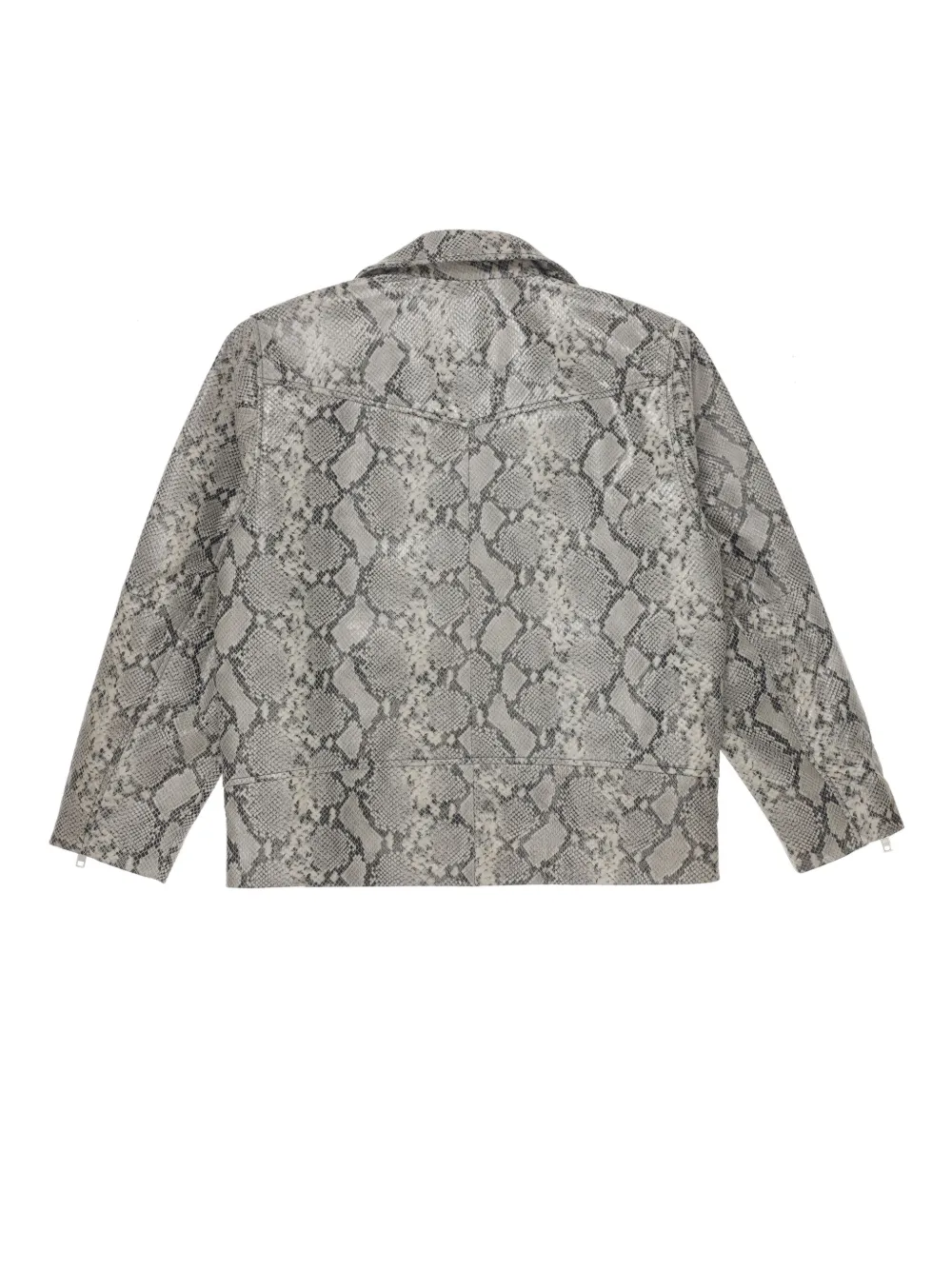 Grey snakeskin jacket hotsell