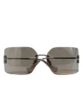 Miu Miu Eyewear shield-frame sunglasses - Silver