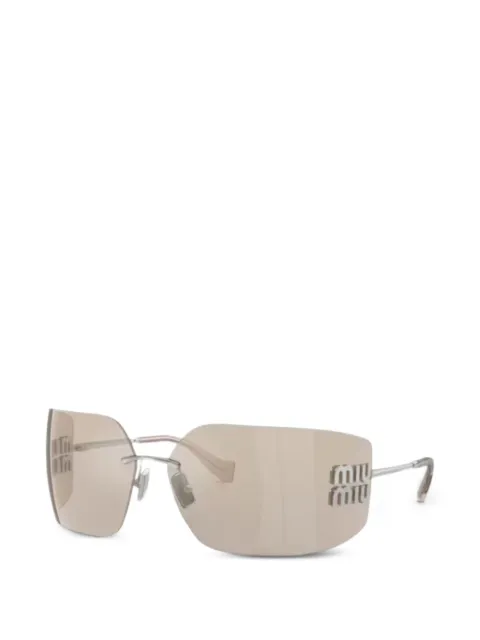 Miu Miu Eyewear logo-detail sunglasses