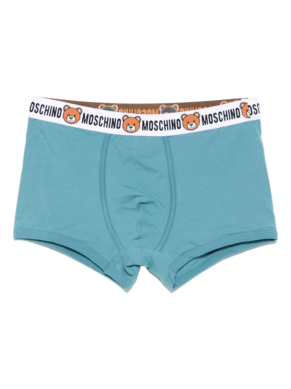 Moschino Twee slips met logoband - Blauw