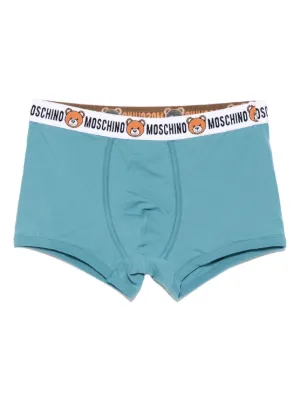 Boxer Homme Moschino Underwear Gris, Taille XS, 2 Pièces - Neuf Avec étiquettes