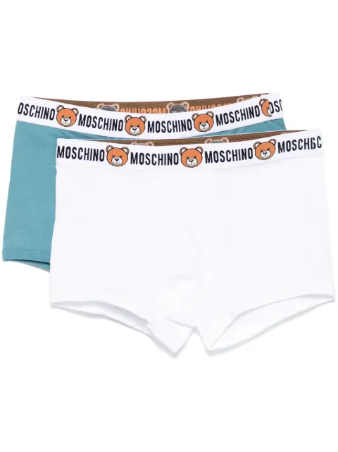 Moschino logo-waistband briefs (pack of two)