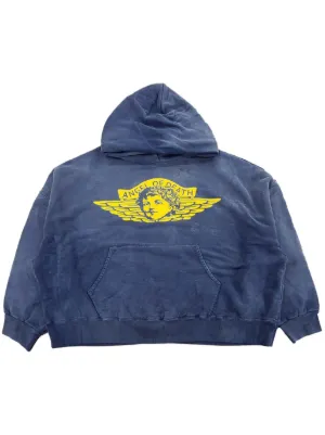SAINT MXXXXXX Logo Hoodie | Black | FARFETCH