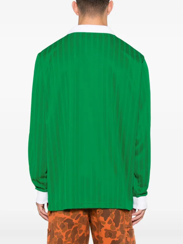 [ADIDAS] ロングスリーブ クロップ 3S グリーン Adidas ロングスリーブ トップ | グリーン | FARFETCH JP