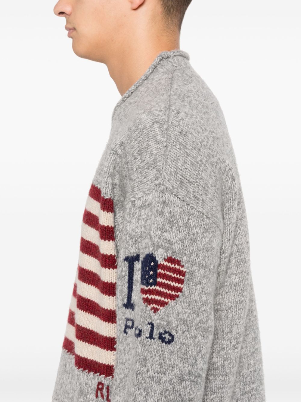 Polo Ralph Lauren flag-motif jumper Men