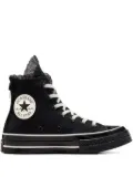 Converse Chuck 70 ruffle-trimmed sneakers - Black
