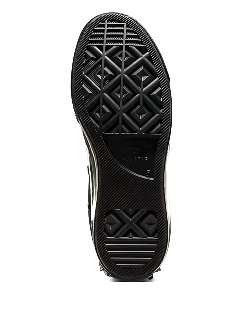 Converse Chuck 70 ruffle-trimmed sneakers Black
