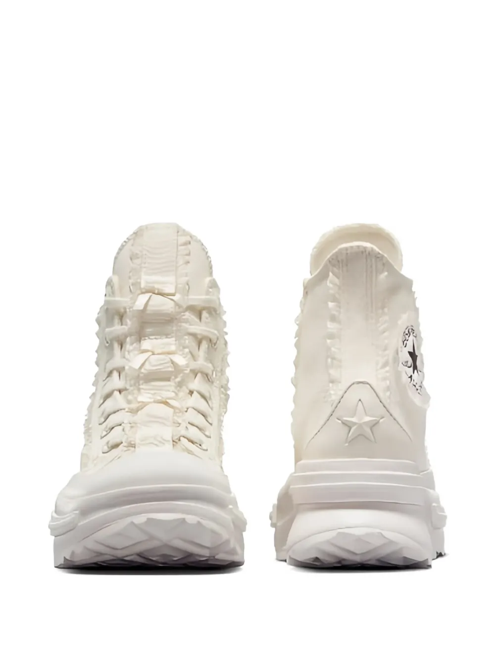 Converse Run Star Legacy CX ruffled platform sneakers White