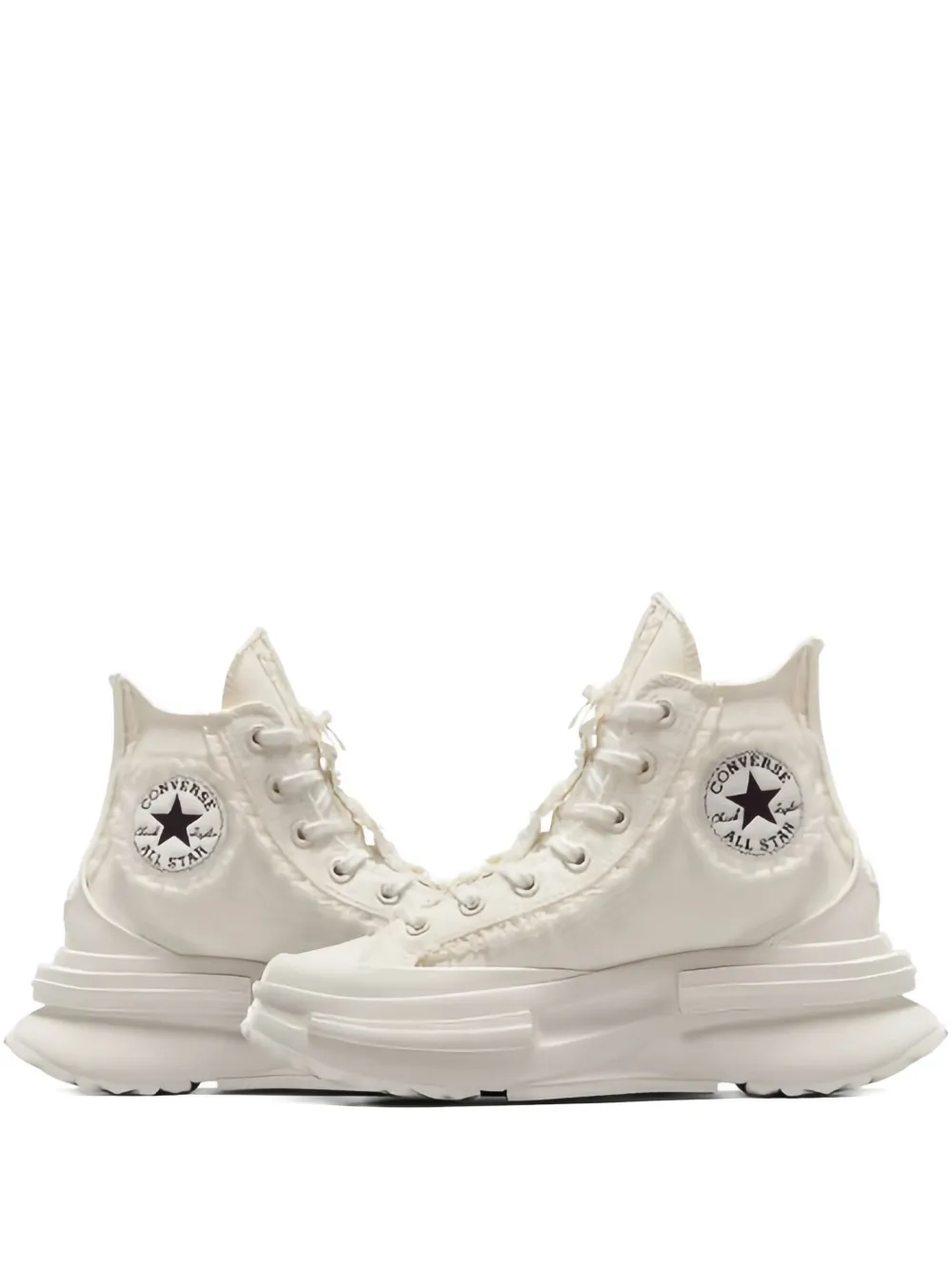 Converse Run Star Legacy CX ruffled platform sneakers White