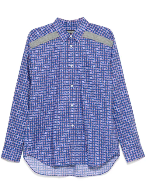 Comme des Garçons Homme Deux patterned shirt