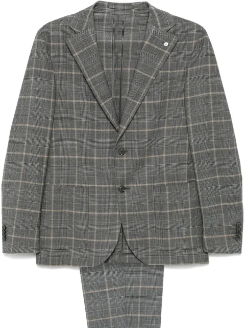 LUIGI BIANCHI MANTOVA Prince of Wales check suit 