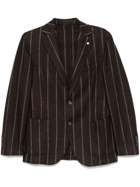 LUIGI BIANCHI MANTOVA striped blazer