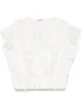 SANDRO ruffled blouse - White