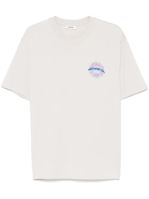 T-shirt à logo imprimé - SANDRO - Modalova