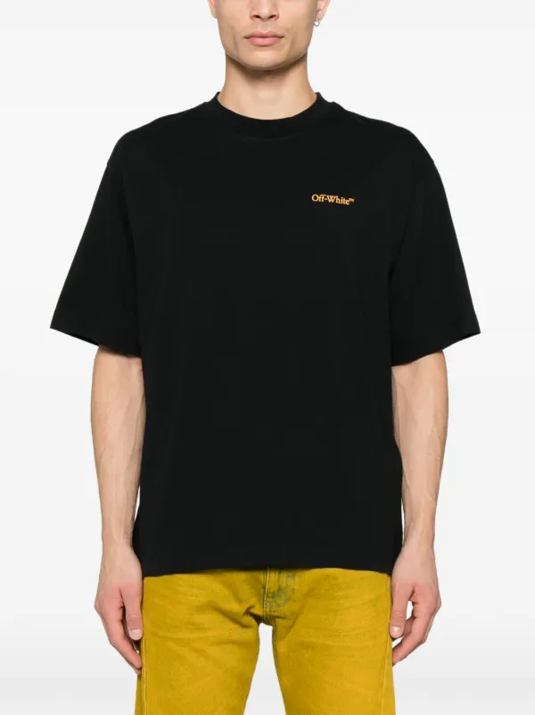 【関税込み】Off-White ブラック テープアロー Tシャツ Off-White Tape Arrows Short Sleeve Over T-Shirt 'Black