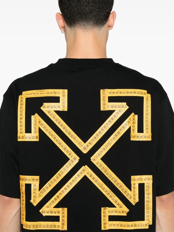Off-White tape-arrow short-sleeve T-shirt | Black | FARFETCH BH Off-White tape-arrow short-sleeve T-shirt | Black | FARFETCH BH