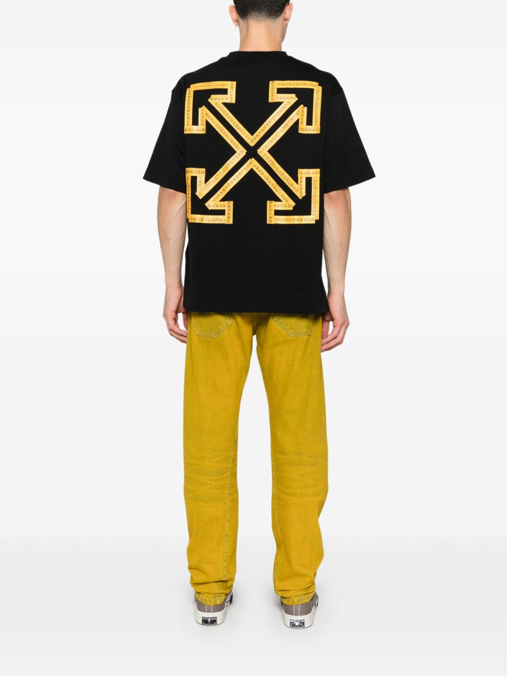 Off-White tape-arrow short-sleeve T-shirt - Black