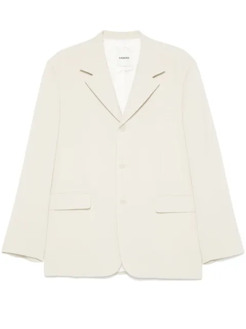 SANDRO blazer de sarga