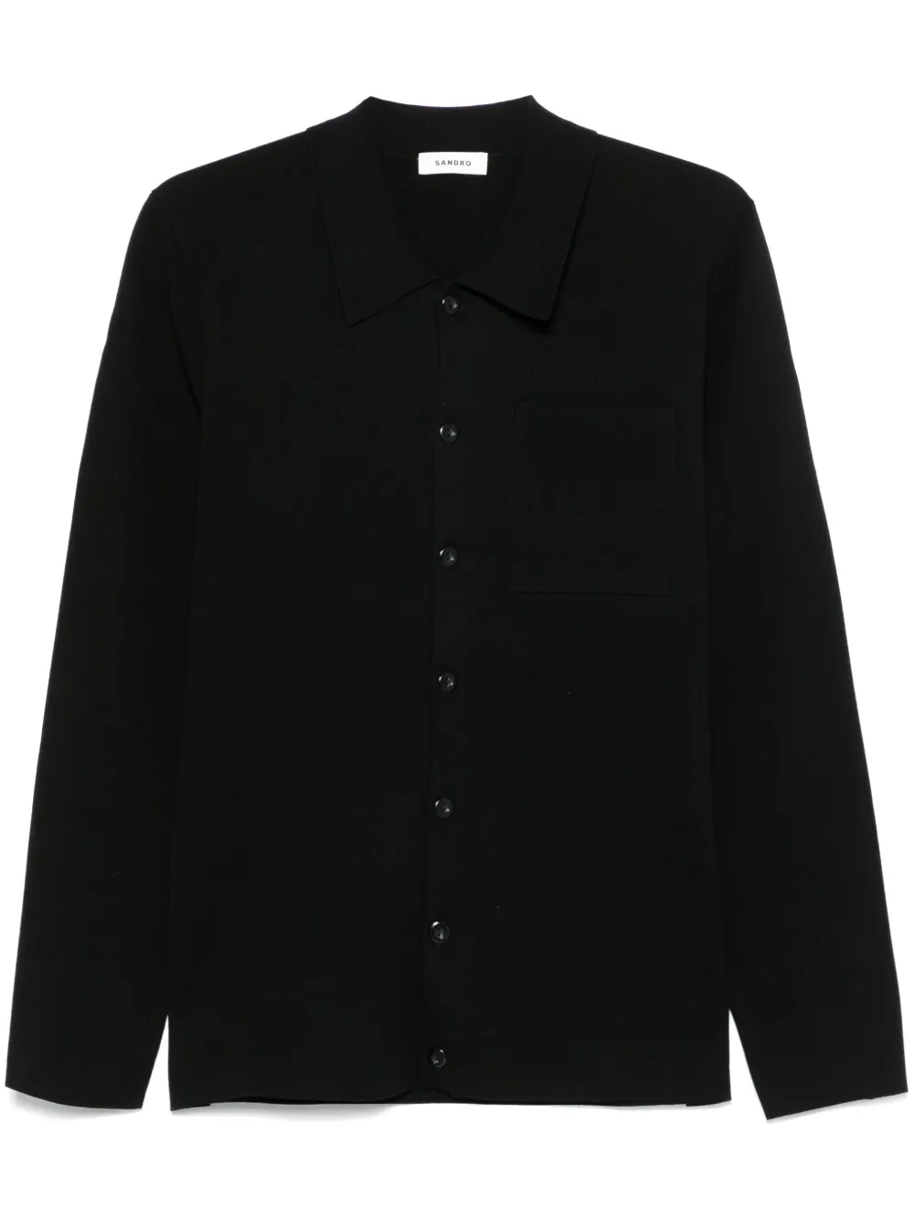 SANDRO camisa tejida | negro | Image 1