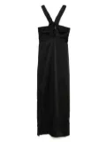 SANDRO hardware-ring maxi dress - Black