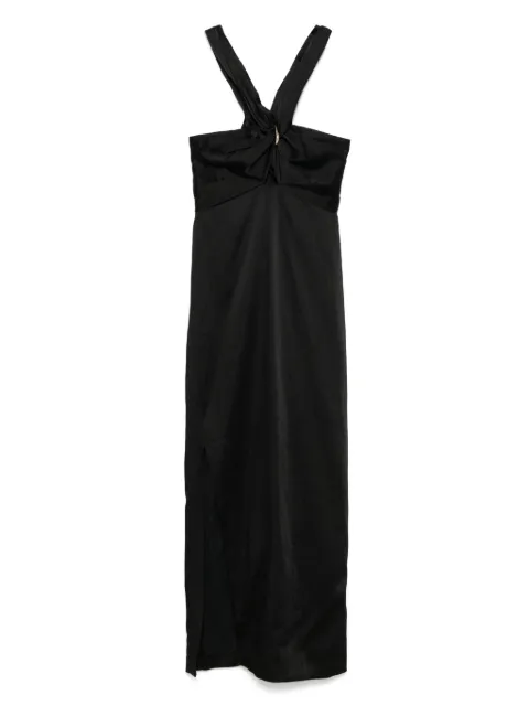SANDRO hardware-ring maxi dress