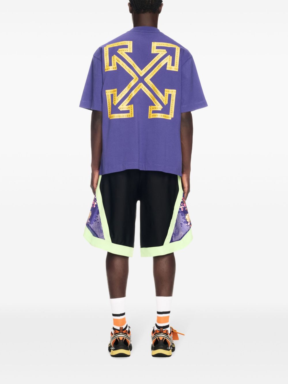 Off-White Tape Arrow T-shirt Blauw