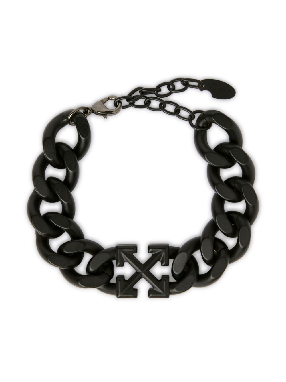 Off-White Arrow-chain bracelet - Black