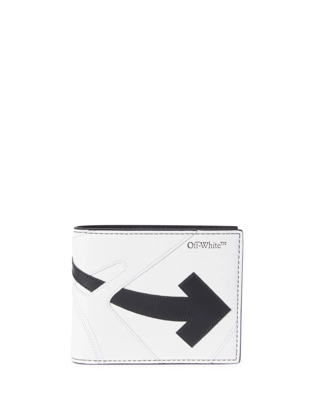 Off-white Ooo Sneaker Bi-fold Wallet In White