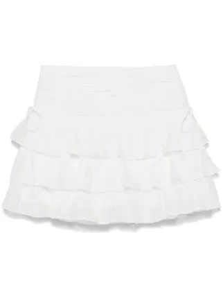 【海外限定】Sandroスカート☆Draped-Waist Ruffled Linen-Blend 25836862_57244660_322.jpg