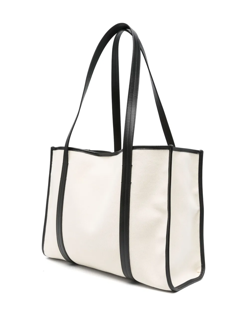 SANDRO Canvas schoudertas Beige