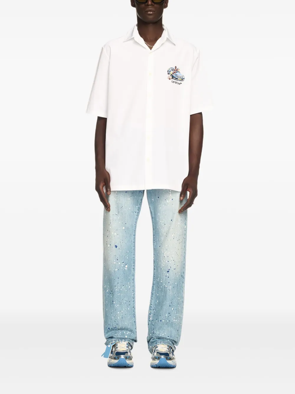 Off-White Fresco Arrow overhemd - Wit
